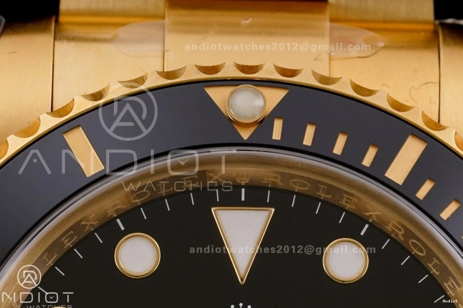 Black Clean YG Best Dial 126618 On Edition SH3235 YG Submariner 1:1 Bracelet LN 0319